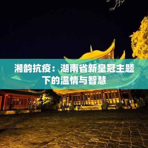 湘韵抗疫:湖南省新皇冠主题下的温情与智慧