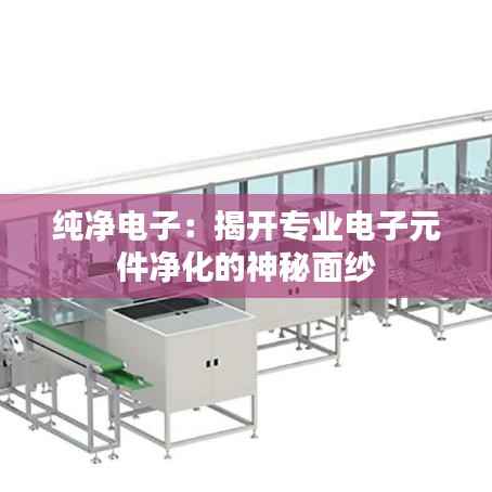 纯净电子:揭开专业电子元件净化的神秘面纱