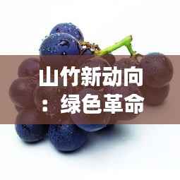 山竹新动向:绿色革命下的甜蜜逆袭