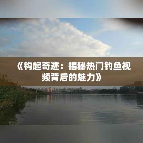 《钩起奇迹:揭秘热门钓鱼视频背后的魅力》