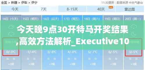 今天晚9点30开特马开奖结果,高效方法解析_Executive10.301