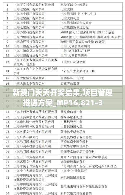 新澳门天天开奖结果,项目管理推进方案_MP16.821-3