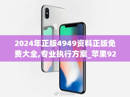 2024年正版4949资料正版免费大全,专业执行方案_苹果92.963-9