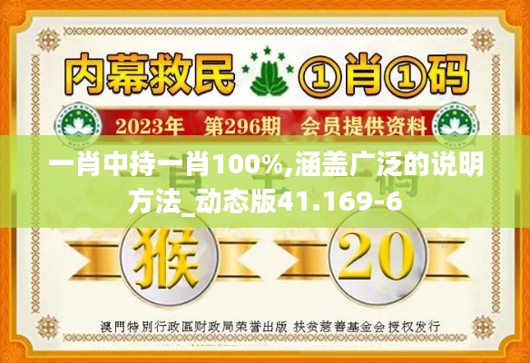 一肖中持一肖100%,涵盖广泛的说明方法_动态版41.169-6