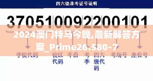 2024澳门特马今晚,最新解答方案_Prime26.580-7