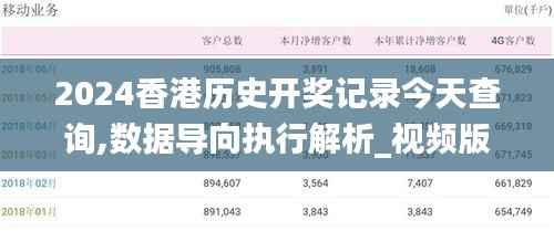 2024香港历史开奖记录今天查询,数据导向执行解析_视频版41.898-6