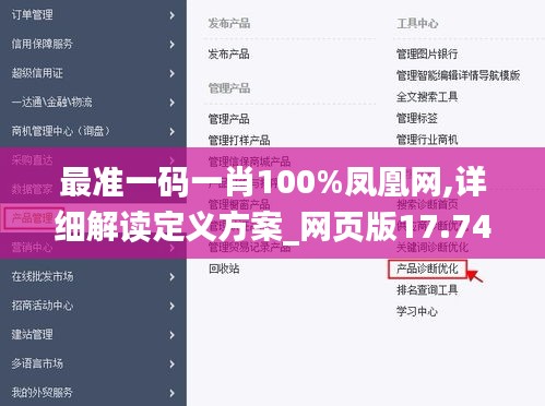 最准一码一肖100%凤凰网,详细解读定义方案_网页版17.749