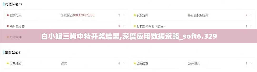 白小姐三肖中特开奖结果,深度应用数据策略_soft6.329