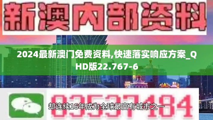 2024最新澳门免费资料,快速落实响应方案_QHD版22.767-6