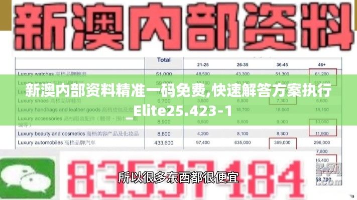 新澳内部资料精准一码免费,快速解答方案执行_Elite25.423-1