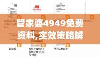 管家婆4949免费资料,实效策略解析_pack111.995-9