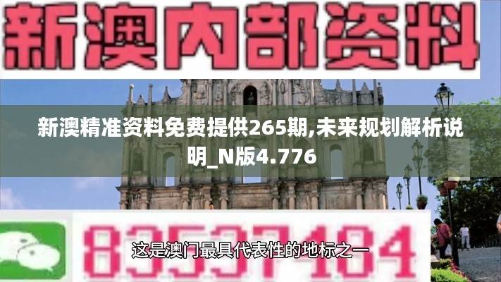 新澳精准资料免费提供265期,未来规划解析说明_N版4.776