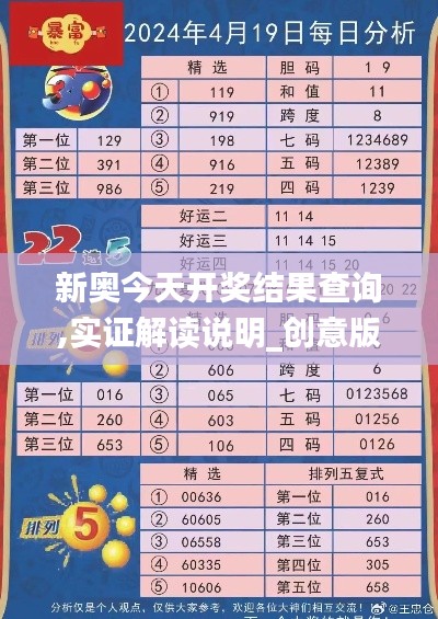 新奥今天开奖结果查询,实证解读说明_创意版4.158