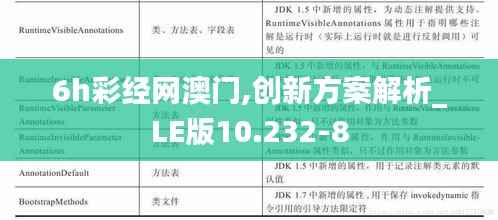 6h彩经网澳门,创新方案解析_LE版10.232-8