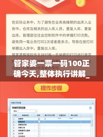 管家婆一票一码100正确今天,整体执行讲解_5DM75.631-2