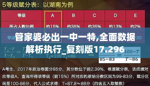 管家婆必出一中一特,全面数据解析执行_复刻版17.296