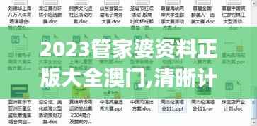 2023管家婆资料正版大全澳门,清晰计划执行辅导_UHD22.185-6