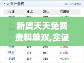 新奥天天免费资料单双,实证解答解释定义_专属款17.123-8