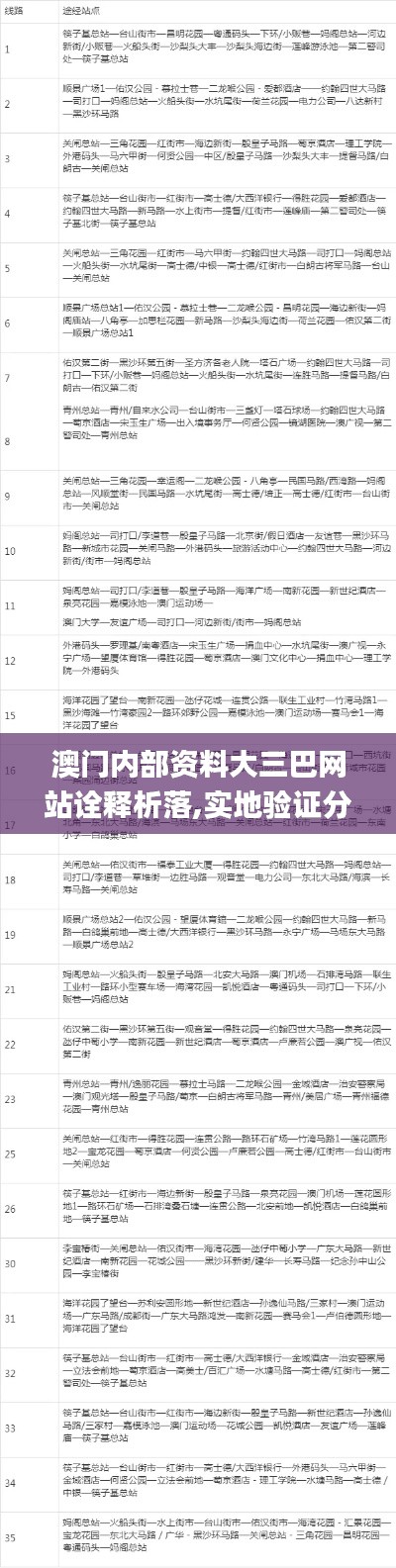 澳门内部资料大三巴网站诠释析落,实地验证分析_XR11.526