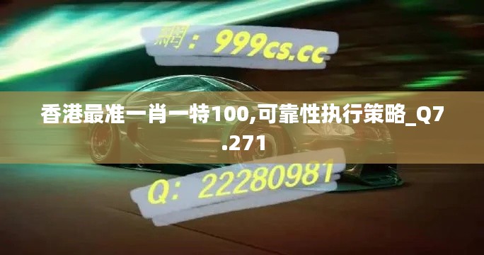 香港最准一肖一特100,可靠性执行策略_Q7.271
