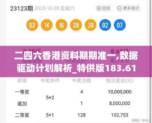 二四六香港资料期期准一,数据驱动计划解析_特供版183.611-5