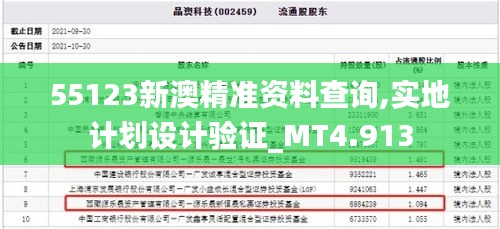 55123新澳精准资料查询,实地计划设计验证_MT4.913
