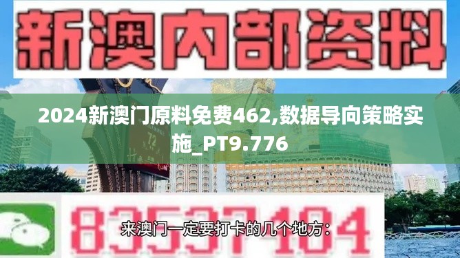 2024新澳门原料免费462,数据导向策略实施_PT9.776