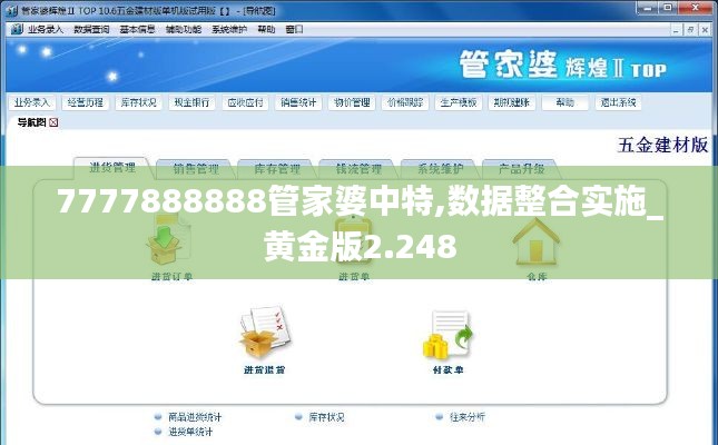 7777888888管家婆中特,数据整合实施_黄金版2.248
