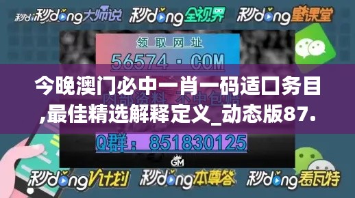 今晚澳门必中一肖一码适囗务目,最佳精选解释定义_动态版87.194-7