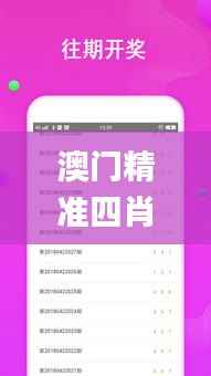 澳门精准四肖期期中特公开,统计数据解释定义_旗舰款80.689-1