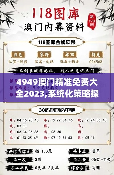 4949澳门精准免费大全2023,系统化策略探讨_粉丝版71.218-7