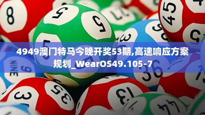 4949澳门特马今晚开奖53期,高速响应方案规划_WearOS49.105-7