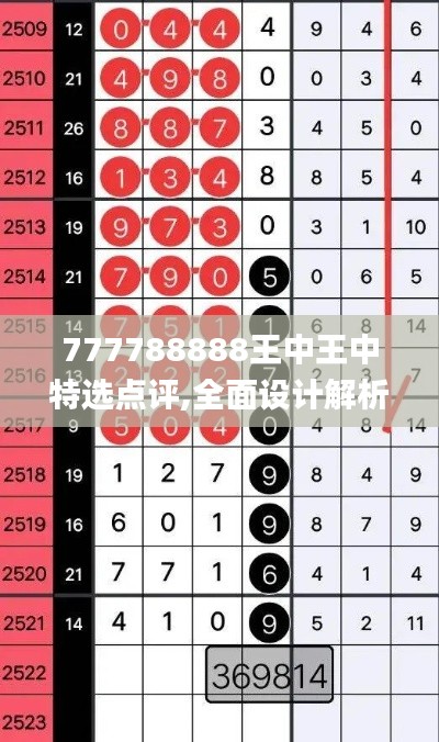 777788888王中王中特选点评,全面设计解析策略_复刻款6.391