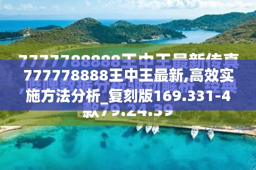 777778888王中王最新,高效实施方法分析_复刻版169.331-4