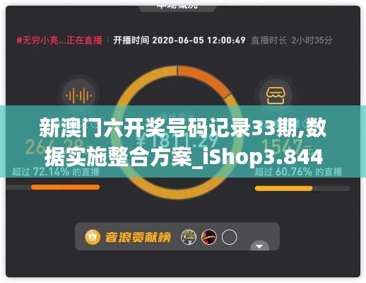 新澳门六开奖号码记录33期,数据实施整合方案_iShop3.844