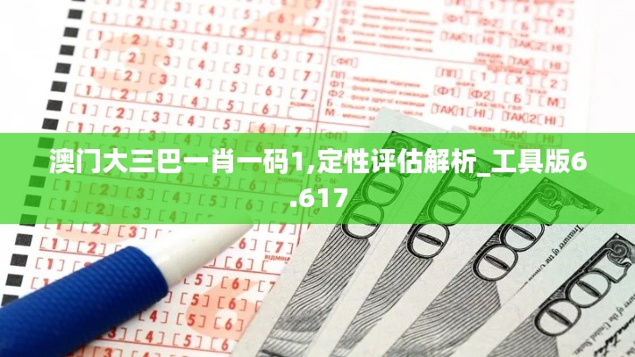 澳门大三巴一肖一码1,定性评估解析_工具版6.617
