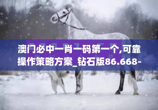 澳门必中一肖一码第一个,可靠操作策略方案_钻石版86.668-9