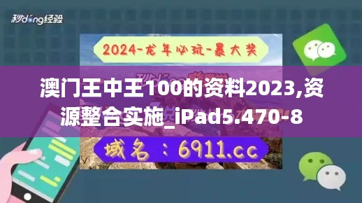 澳门王中王100的资料2023,资源整合实施_iPad5.470-8