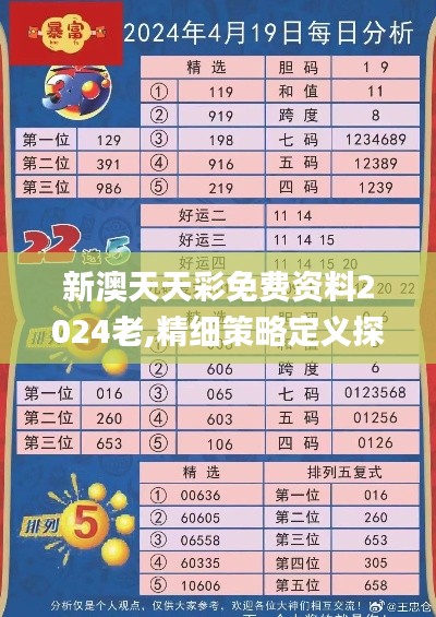 新澳天天彩免费资料2024老,精细策略定义探讨_MP87.967-5
