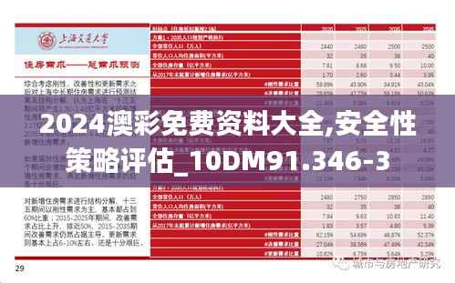 2024澳彩免费资料大全,安全性策略评估_10DM91.346-3