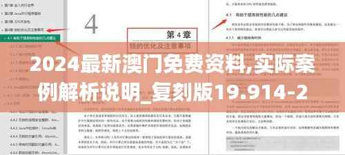 2024最新澳门免费资料,实际案例解析说明_复刻版19.914-2