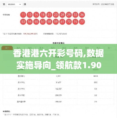 香港港六开彩号码,数据实施导向_领航款1.908-7