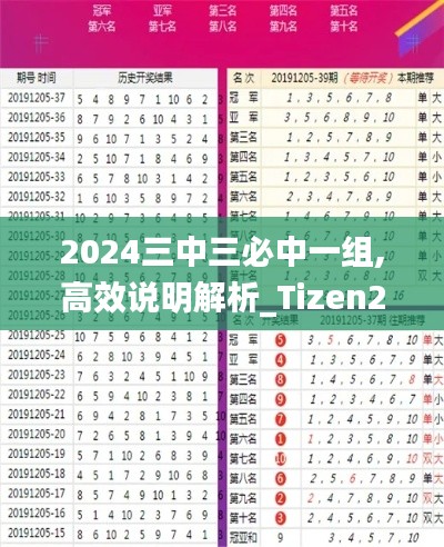 2024三中三必中一组,高效说明解析_Tizen2.775