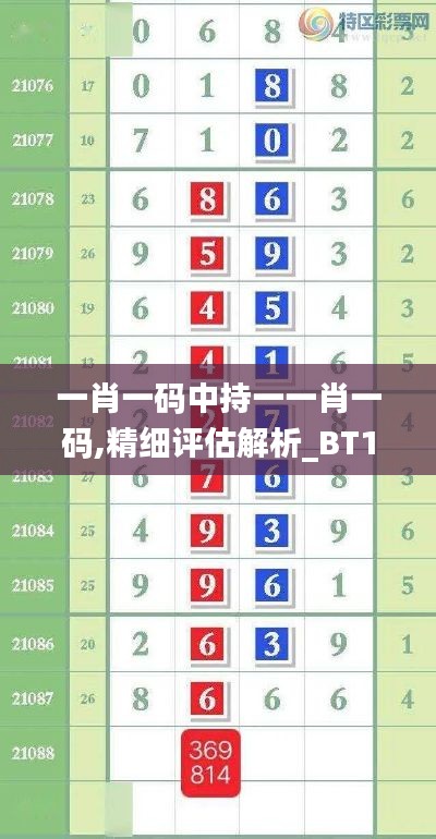 一肖一码中持一一肖一码,精细评估解析_BT184.361-4
