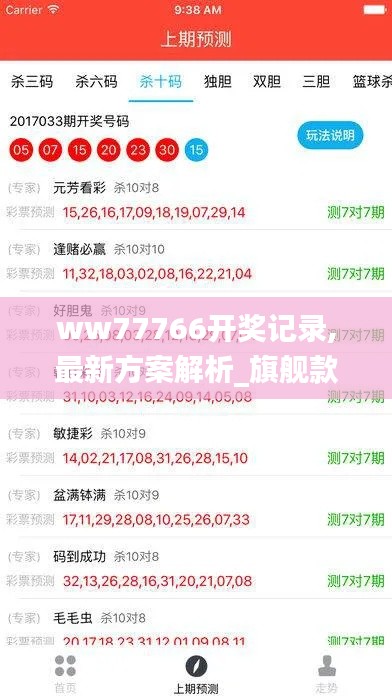 ww77766开奖记录,最新方案解析_旗舰款9.490