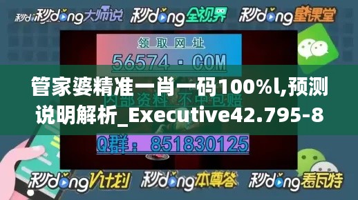 管家婆精准一肖一码100%l,预测说明解析_Executive42.795-8