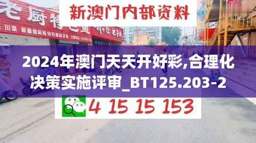 2024年澳门天天开好彩,合理化决策实施评审_BT125.203-2