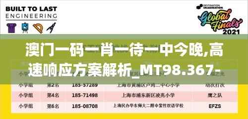 澳门一码一肖一待一中今晚,高速响应方案解析_MT98.367-9