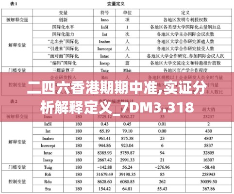 二四六香港期期中准,实证分析解释定义_7DM3.318