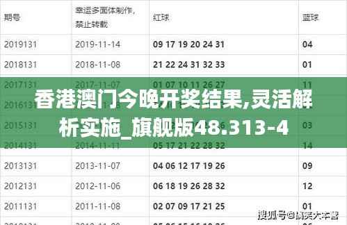 香港澳门今晚开奖结果,灵活解析实施_旗舰版48.313-4